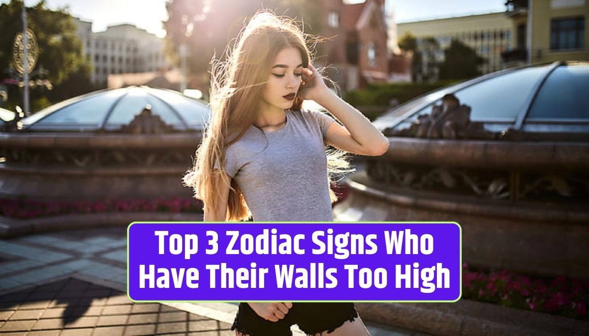 Zodiac signs, emotional walls, guarded nature, astrology insights, vulnerability, forming connections, building trust, ruling planets' influence, breaking down barriers,