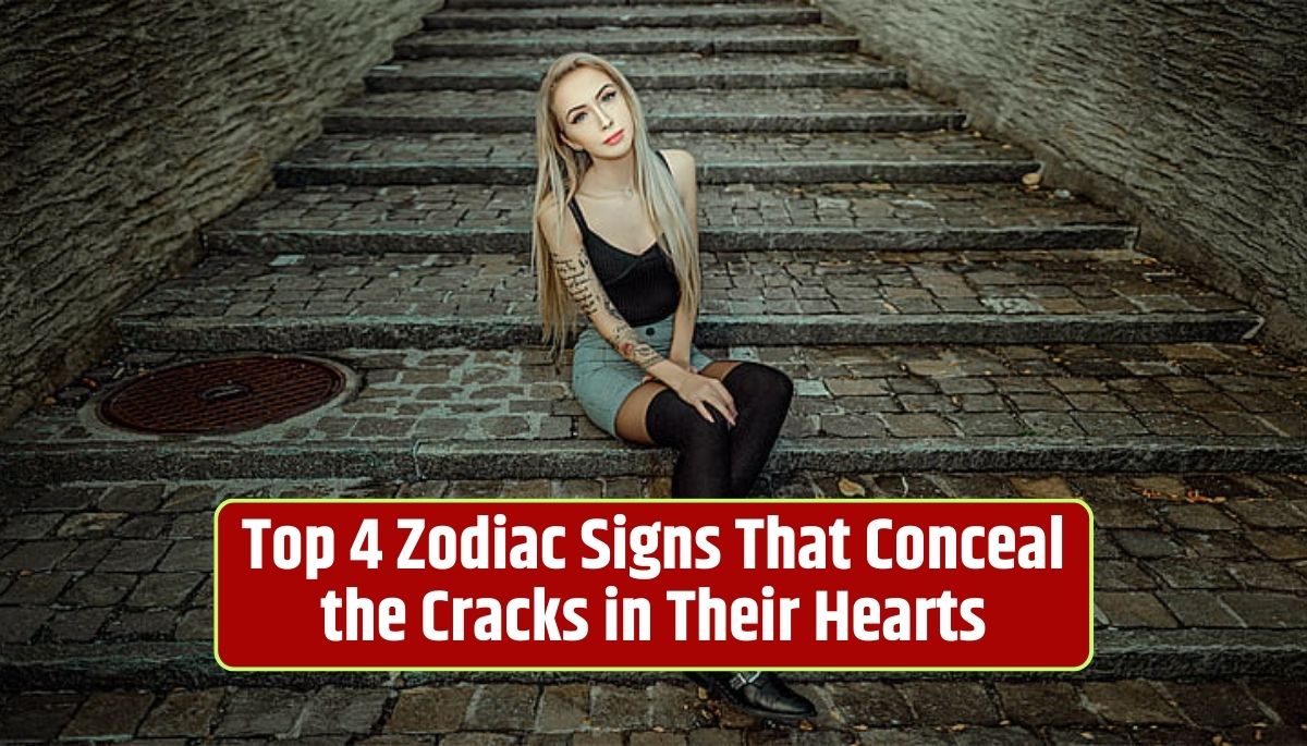 Zodiac signs, concealing emotions, emotional resilience, protective facade, astrology insights, inner struggles, ruling planets' influence,
